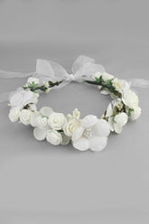 Plastic Flower Special Occasion Flower-Girl's-Headwear Pearls Headpiece